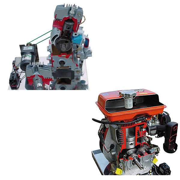 中人ZRMCC-1摩托車發動機解剖模型